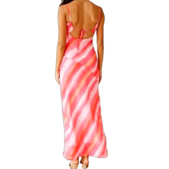 New Anthropologie CHARLIE HOLIDAY Stone Slip Dress Size S - Picture 8 of 13